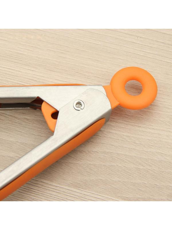 Щипцы для салата Доляна «Палитра», 23 см, цвет МИКС