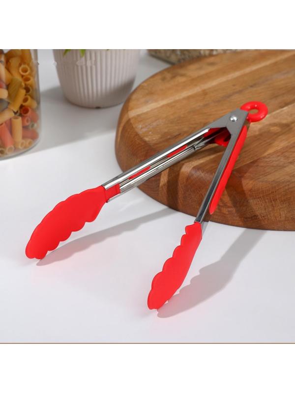 Щипцы универсальные для гарнира Доляна «Лист», 23 см, цвет МИКС