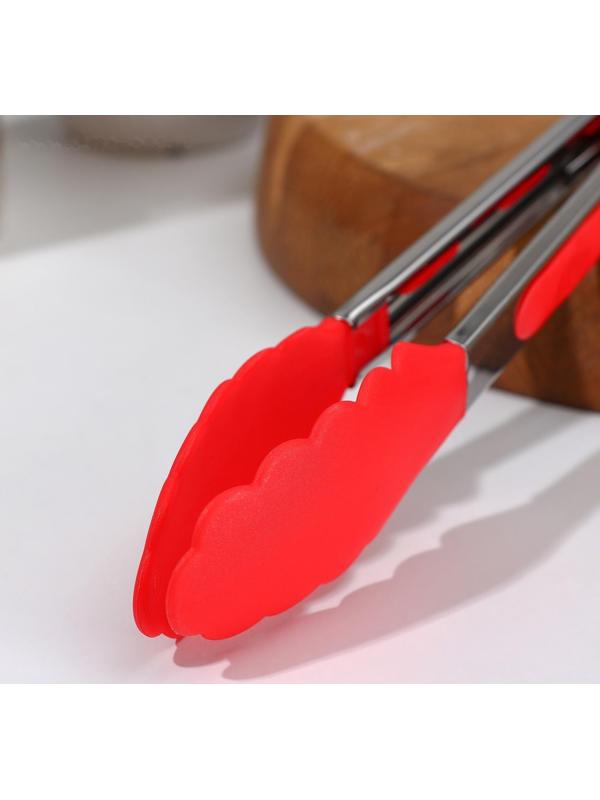 Щипцы универсальные для гарнира Доляна «Лист», 23 см, цвет МИКС