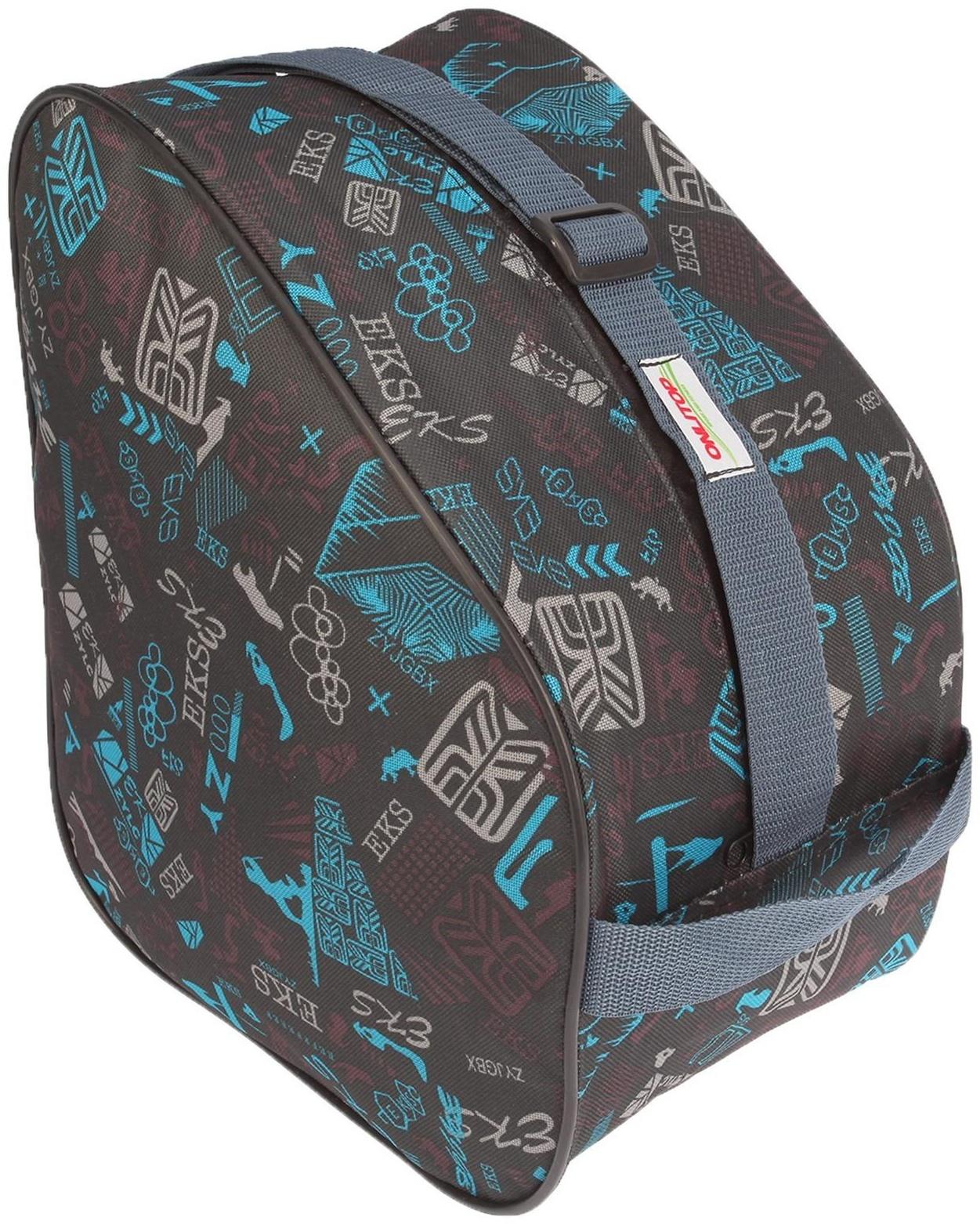 Сумка для ледовых и роликовых коньков, размер 31 х 28 см, цвета микс