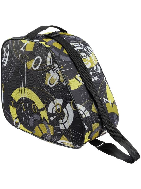 Сумка для ледовых и роликовых коньков, размер 31 х 28 см, цвета микс