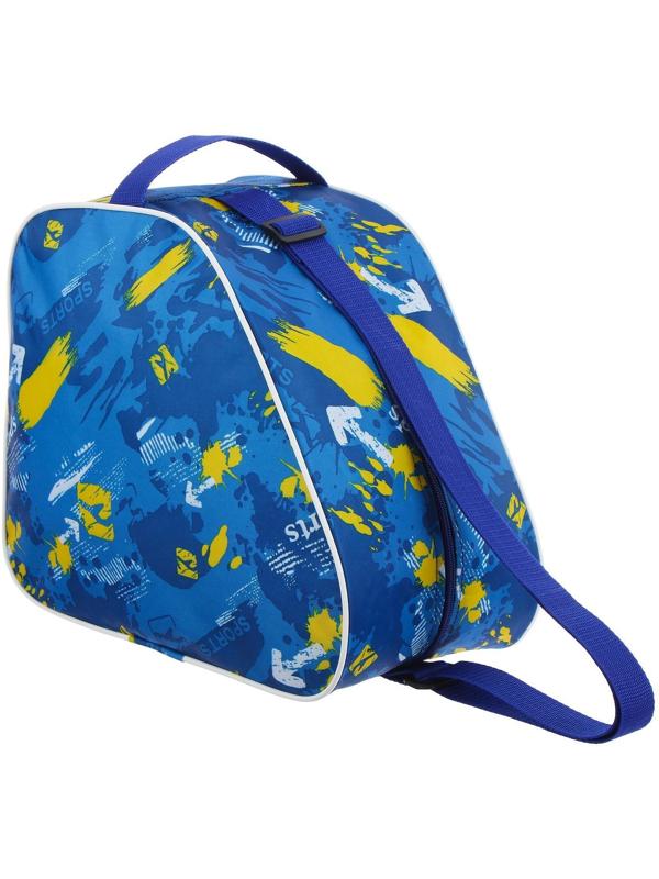 Сумка для ледовых и роликовых коньков, размер 31 х 28 см, цвета микс