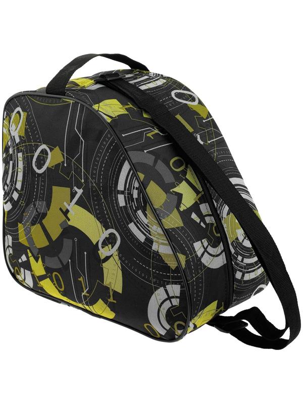 Сумка для ледовых и роликовых коньков, размер 31 х 28 см, цвета микс