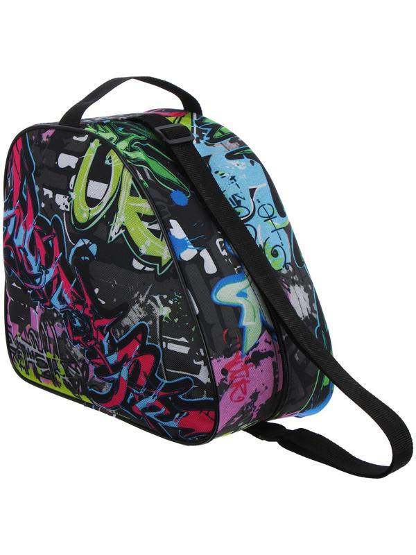 Сумка для ледовых и роликовых коньков, размер 31 х 28 см, цвета микс