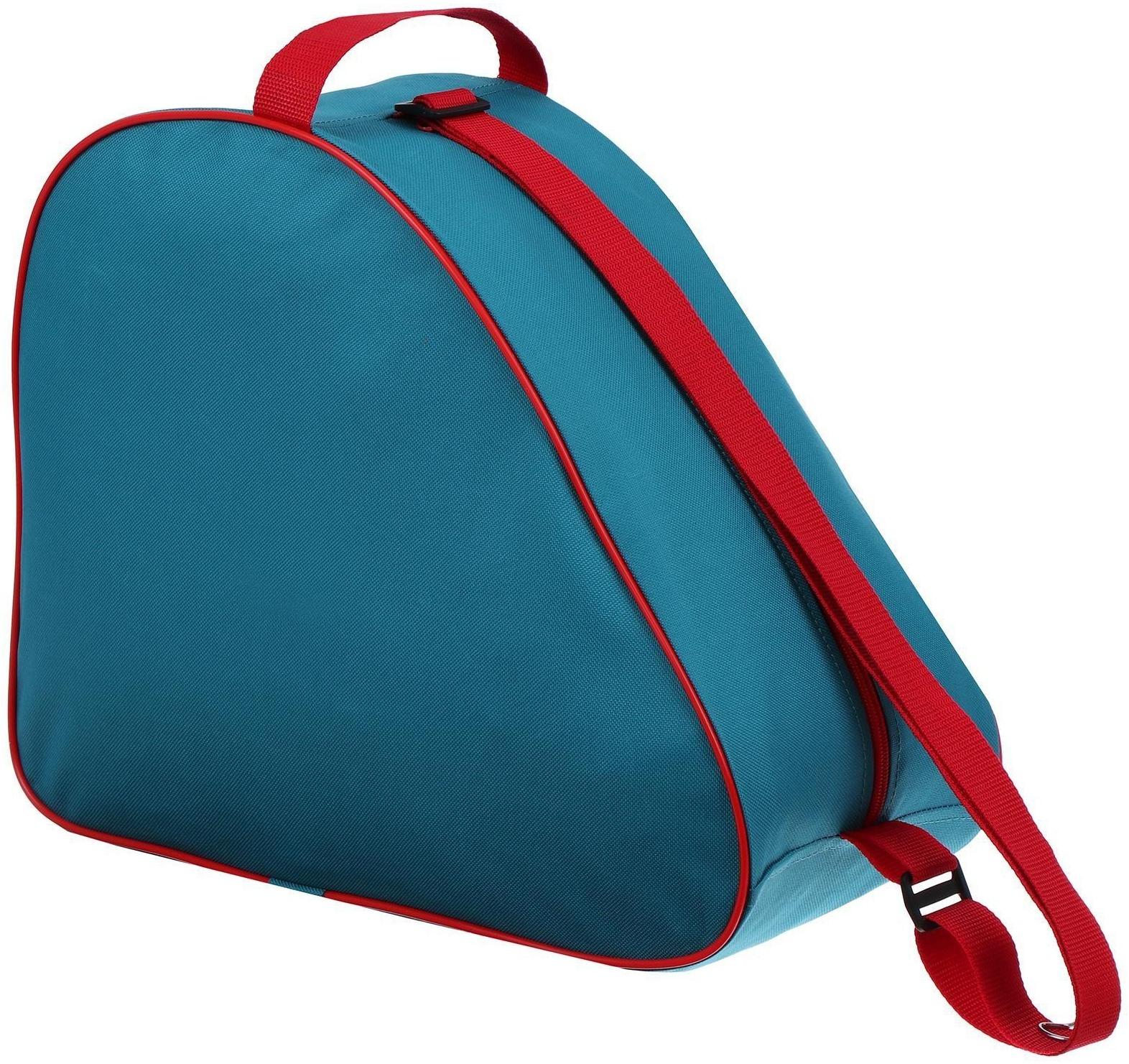 Сумка для ледовых и роликовых коньков, размер 40 х 32 см, цвета микс