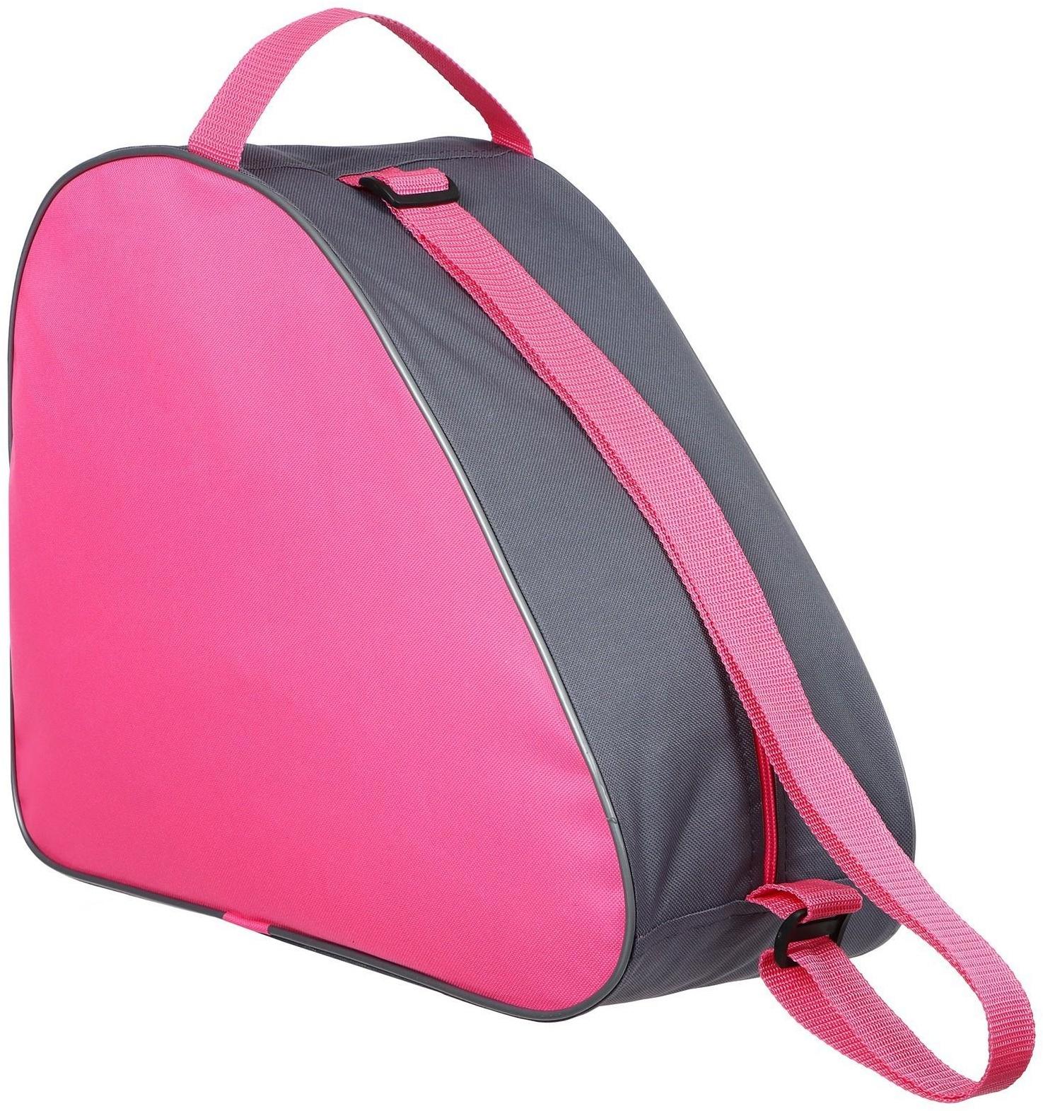 Сумка для ледовых и роликовых коньков, размер 40 х 32 см, цвета микс