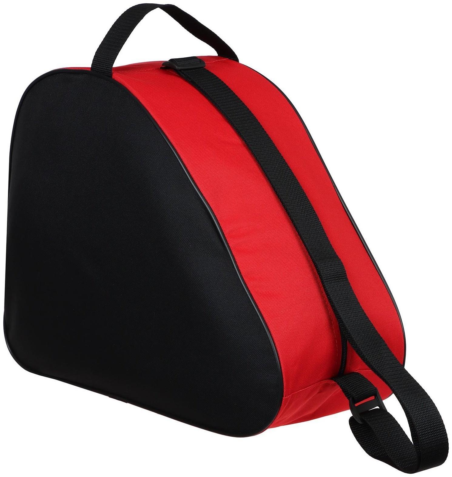 Сумка для ледовых и роликовых коньков, размер 40 х 32 см, цвета микс