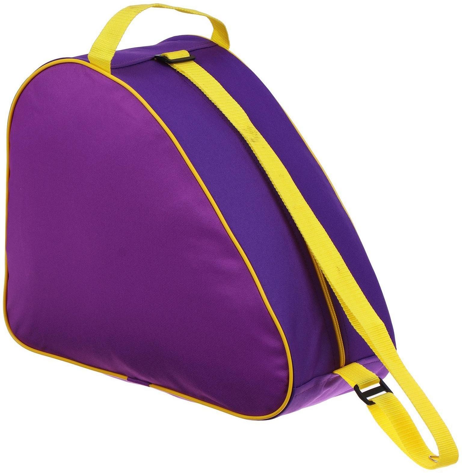 Сумка для ледовых и роликовых коньков, размер 40 х 32 см, цвета микс