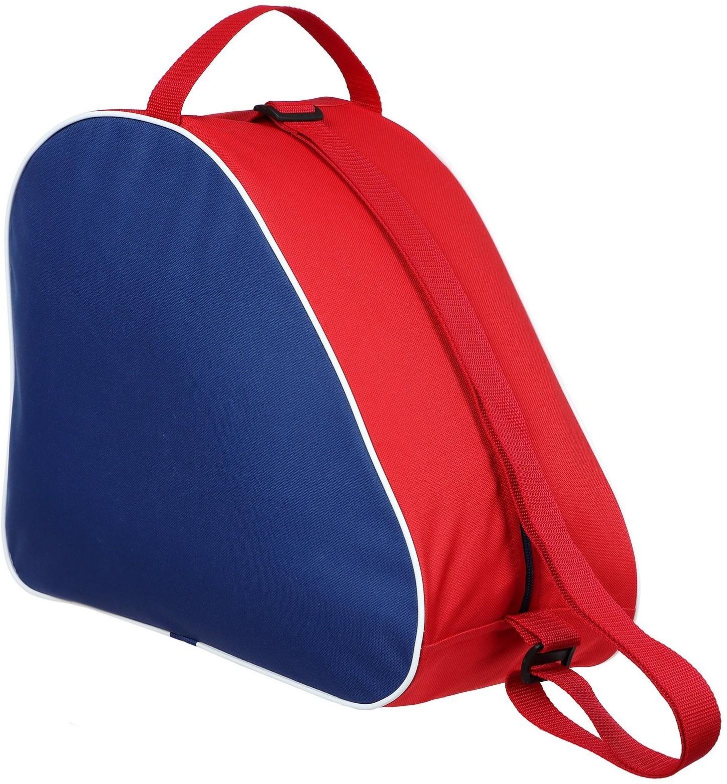 Сумка для ледовых и роликовых коньков, размер 40 х 32 см, цвета микс