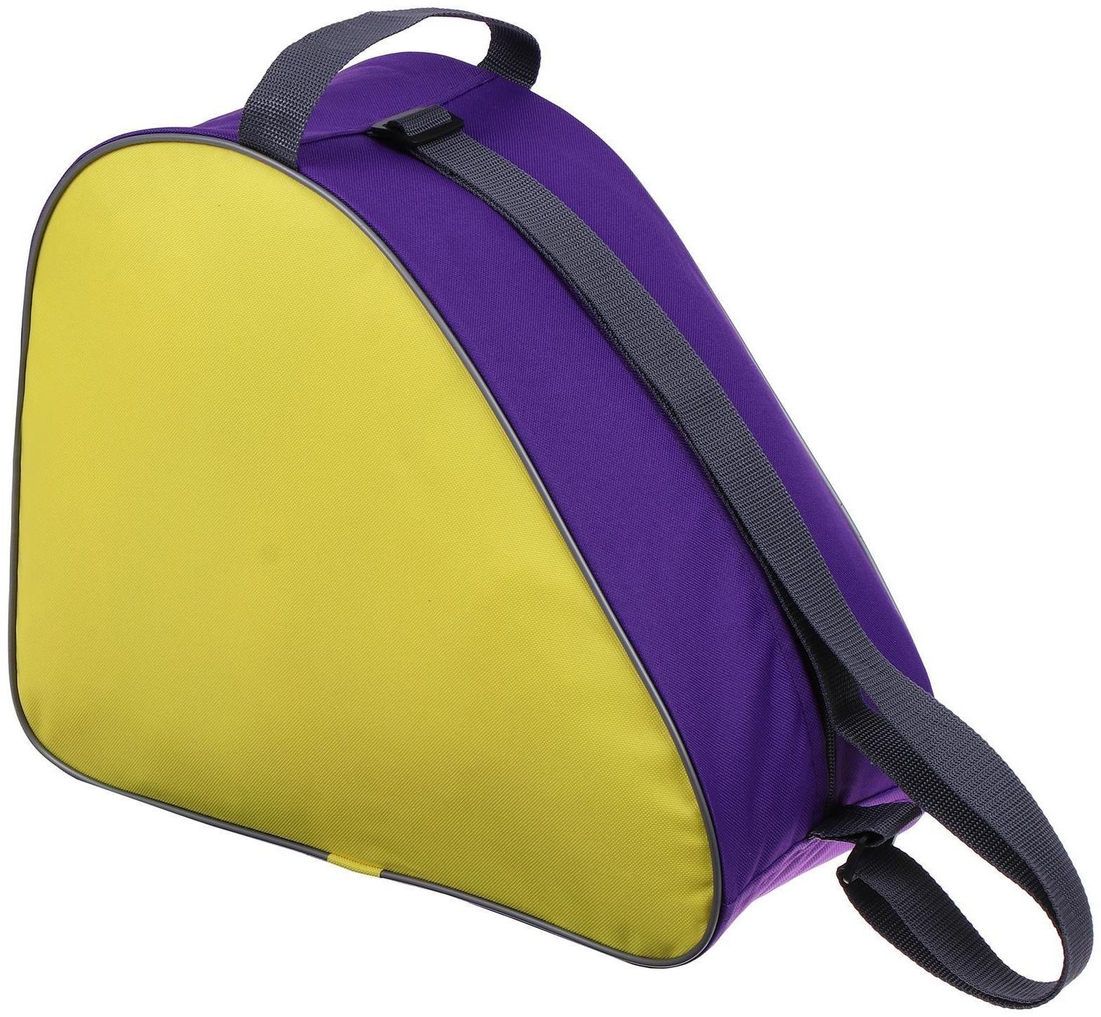 Сумка для ледовых и роликовых коньков, размер 40 х 32 см, цвета микс