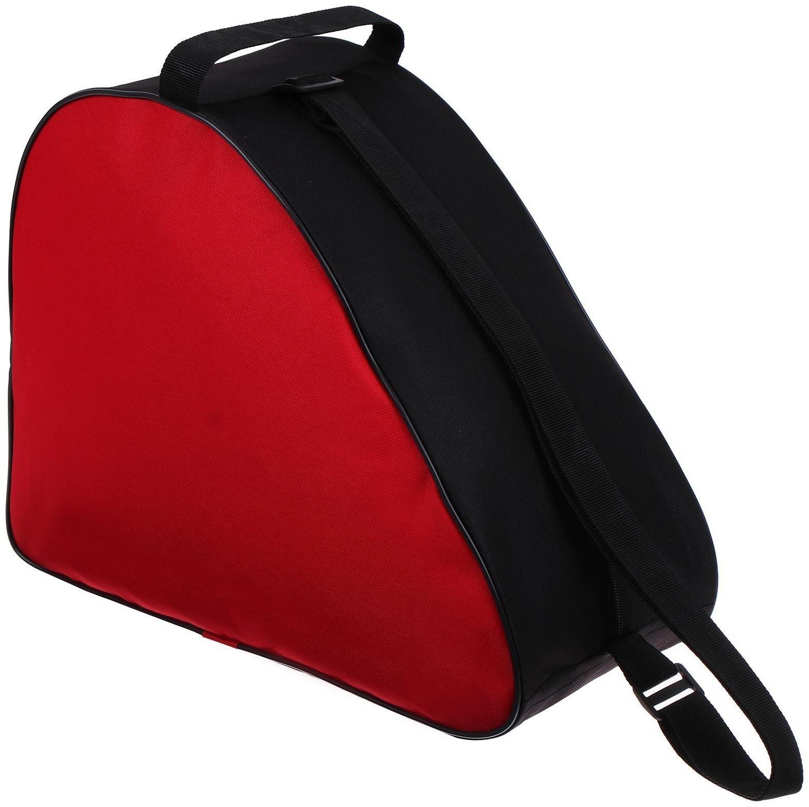 Сумка для ледовых и роликовых коньков, размер 40 х 32 см, цвета микс