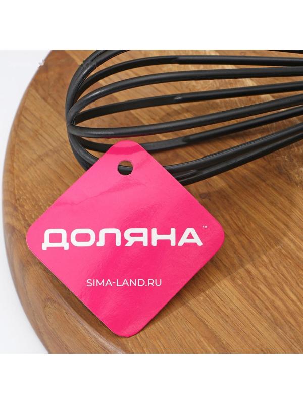 Венчик Доляна «Антрацитовый блеск», 29 см