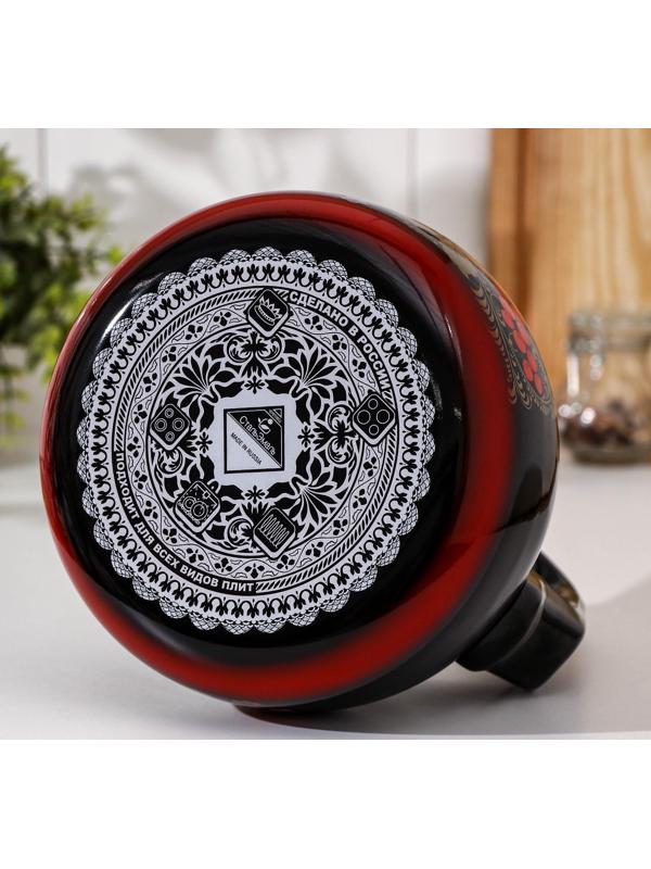 Чайник со свистком «Рябина», 2 л , фиксированная ручка