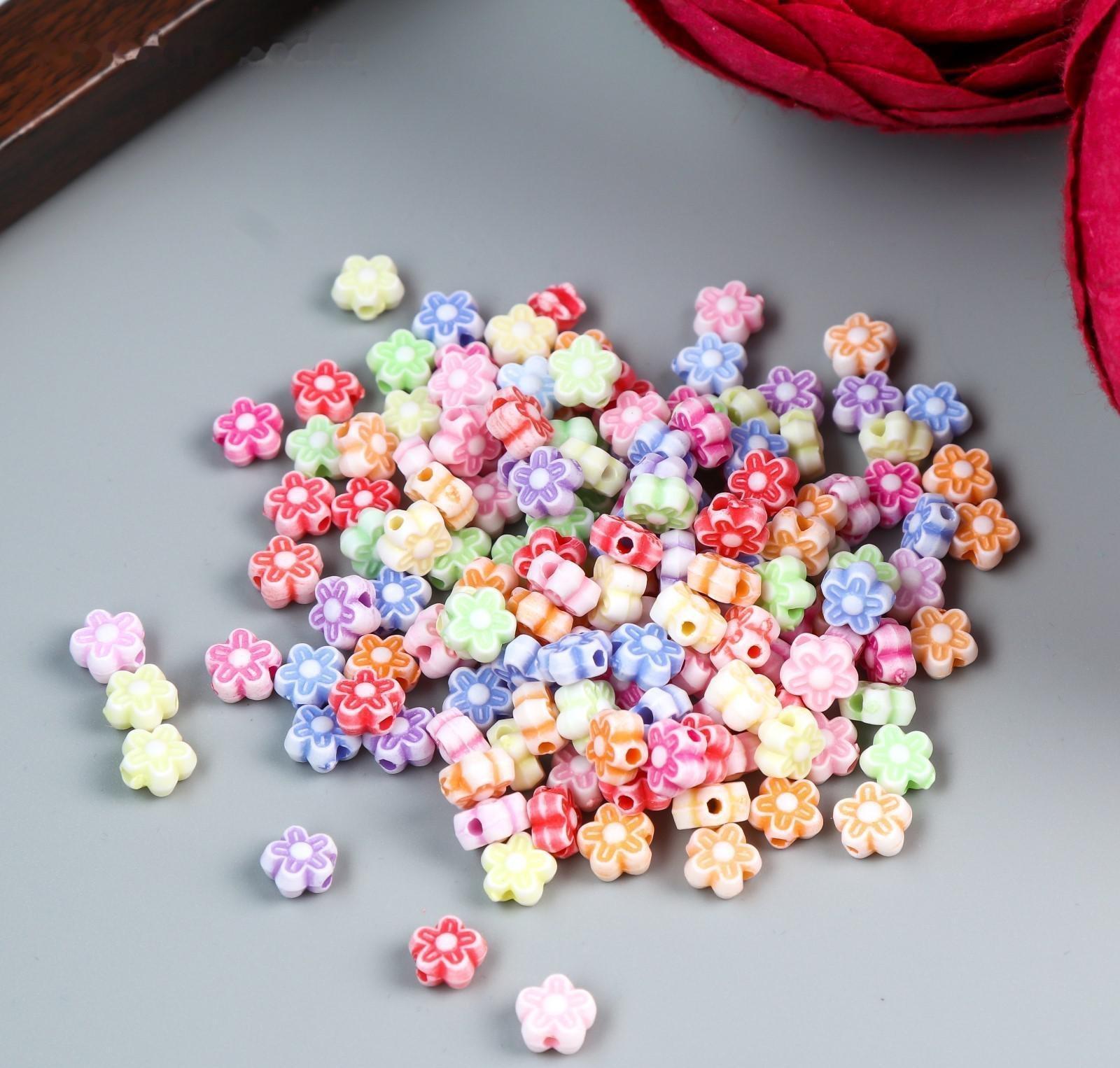 Бусины для творчествах пластик 