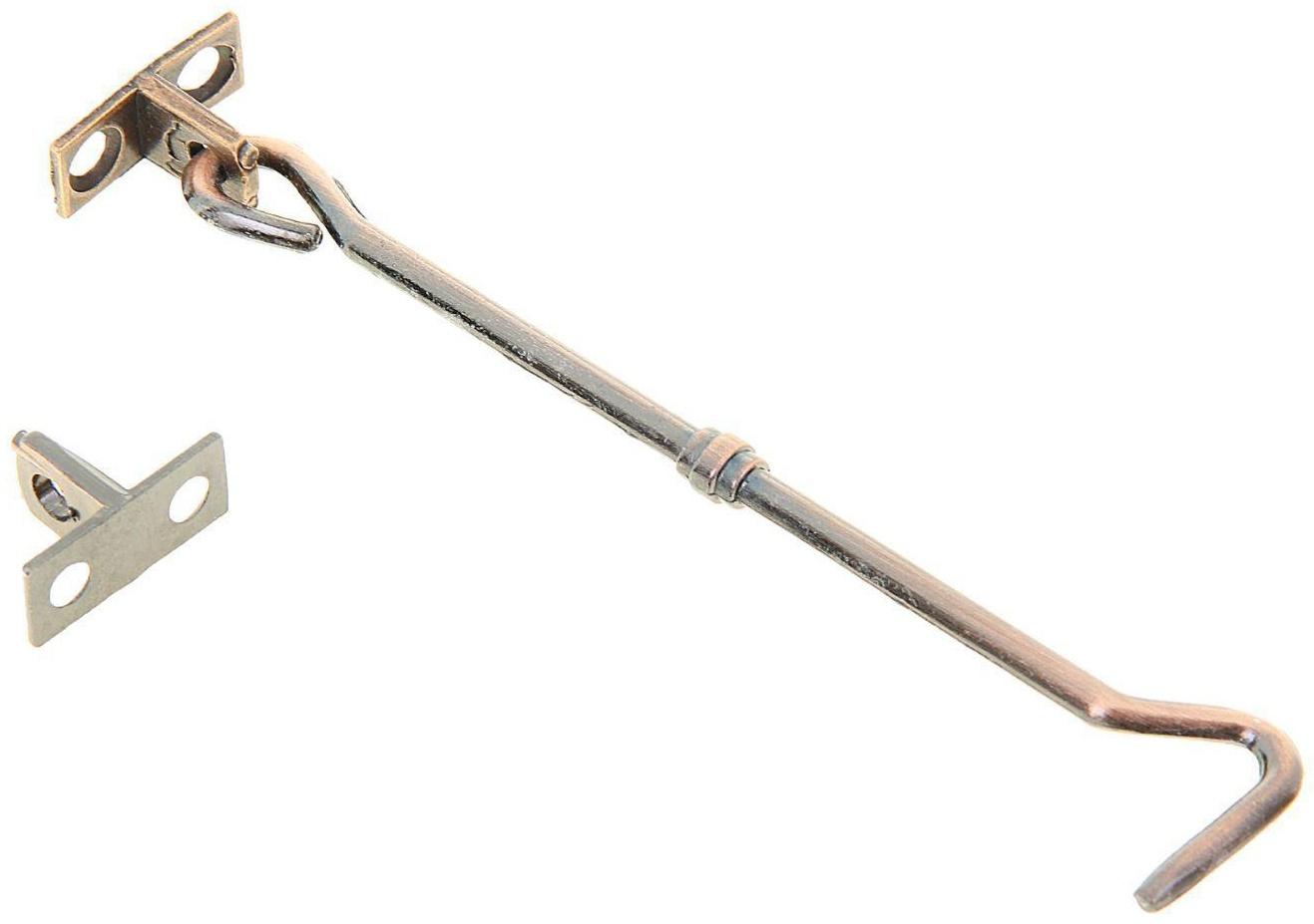 Крючок ветровой (мод.107-3), цвет медь