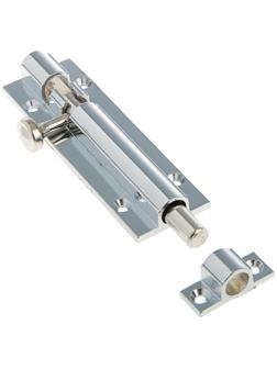 Шпингалет, 10 см, оцинкованный, цвет хром