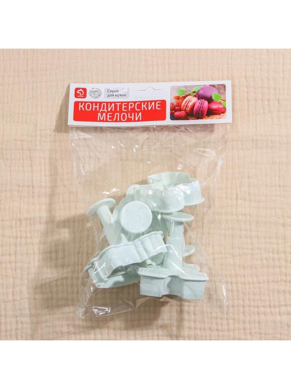 Набор плунжеров кондитерских Доляна «Малышок», 4 шт, 5×5 см, цвет МИКС