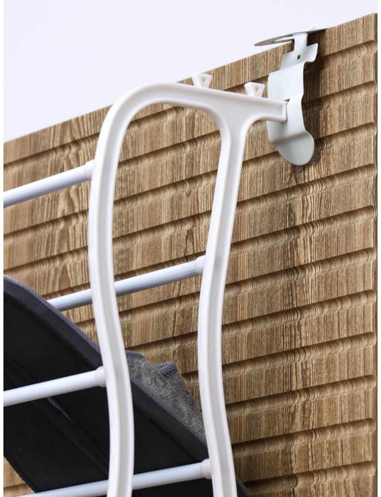 Обувница надверная, 12 ярусов (на 36 пар обуви), 50×18×183 см, цвет белый