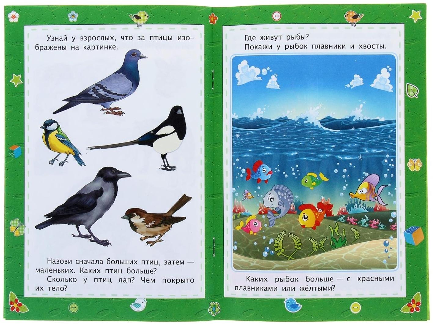 Окружающий мир: сборник развивающих заданий для детей 2 лет и старше