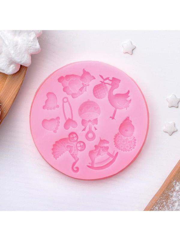 Молд силиконовый «Для новорождённого», 7,5×1 см