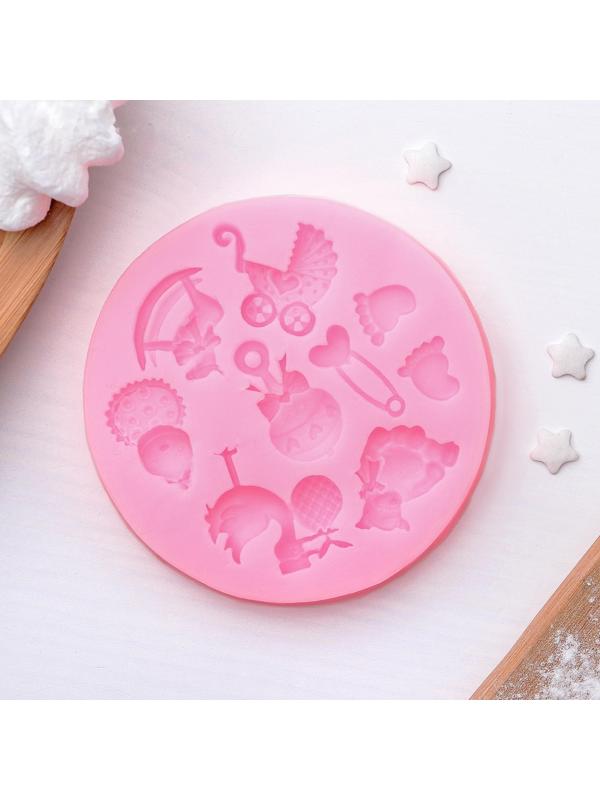 Молд силиконовый «Для новорождённого», 7,5×1 см