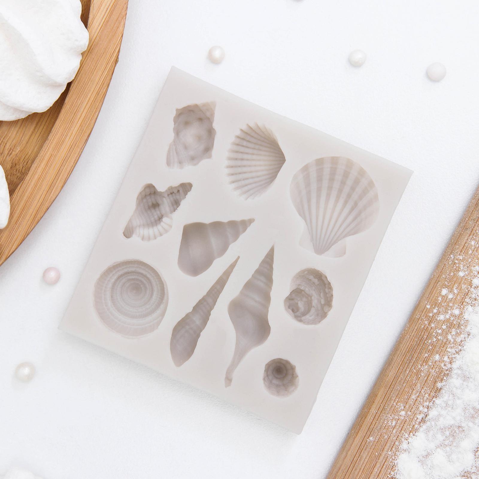 Молд «Ракушки», 7,7×7×1,5 см, цвет МИКС