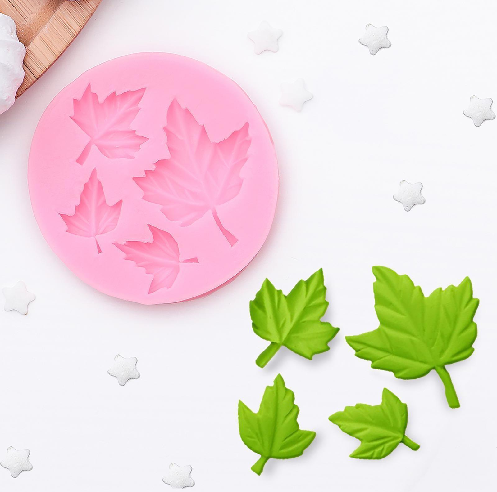 Молд «Лист кленовый», 6,5×1 см, цвет МИКС