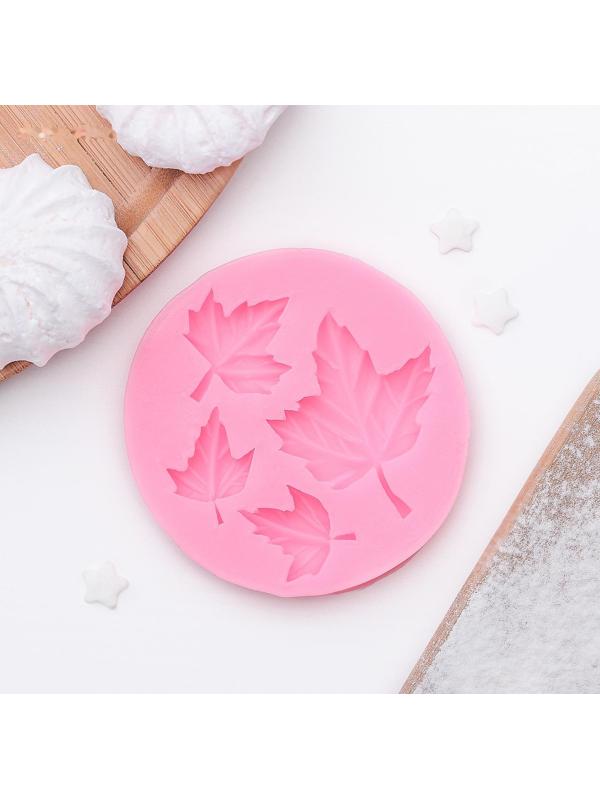 Молд «Лист кленовый», 6,5×1 см, цвет МИКС