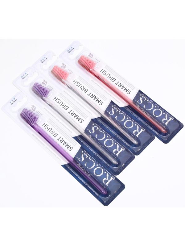 Зубная щетка R.O.C.S. Модельная, жесткая микс