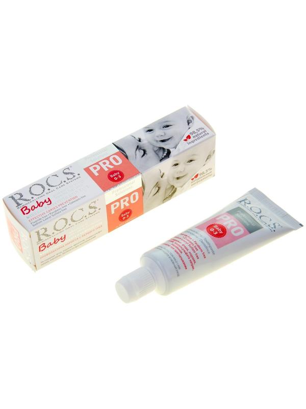 Зубная паста R.O.C.S. PRO Baby, минеральная защита и нежный уход, 45 г