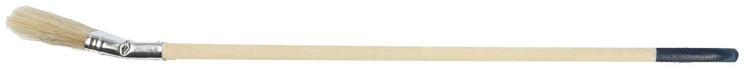 Кисть радиаторная ТУНДРА, натуральная щетина, деревянная рукоятка, 2.5