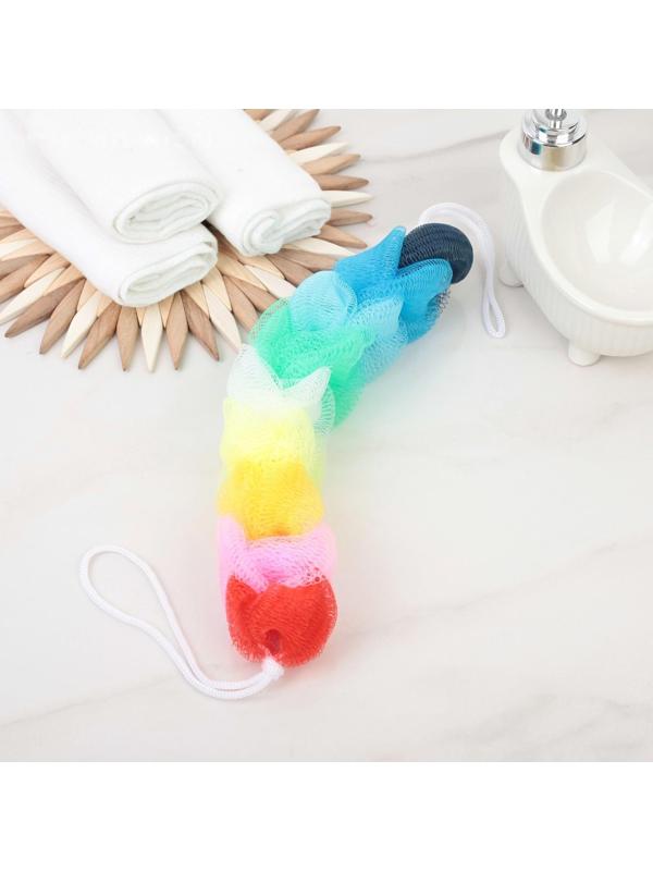 Мочалка для тела Доляна «Радуга», 30 гр