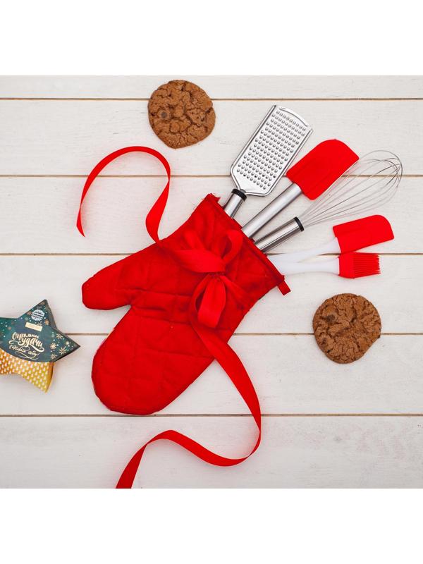 Тёрка Доляна «Помощник», 24 см, с ручкой, цвет хромированный, чёрный