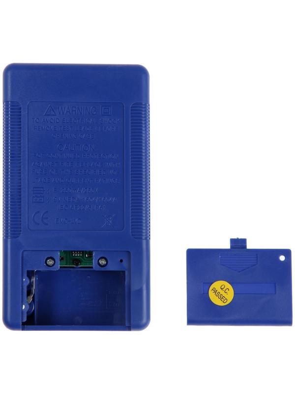 Мультиметр ТУНДРА, DT-838, ACV/DCV, DCA, 200-2МΩ, прозвон, TEMP C°