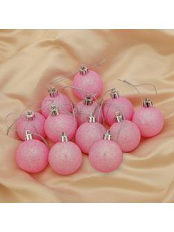 Набор шаров пластик d-4 см, 12 шт 