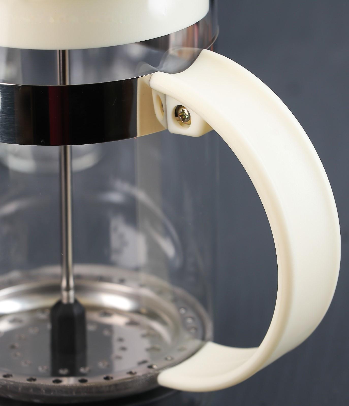 Френч-пресс Доляна «Гарсон», 800 мл, цвет молочный