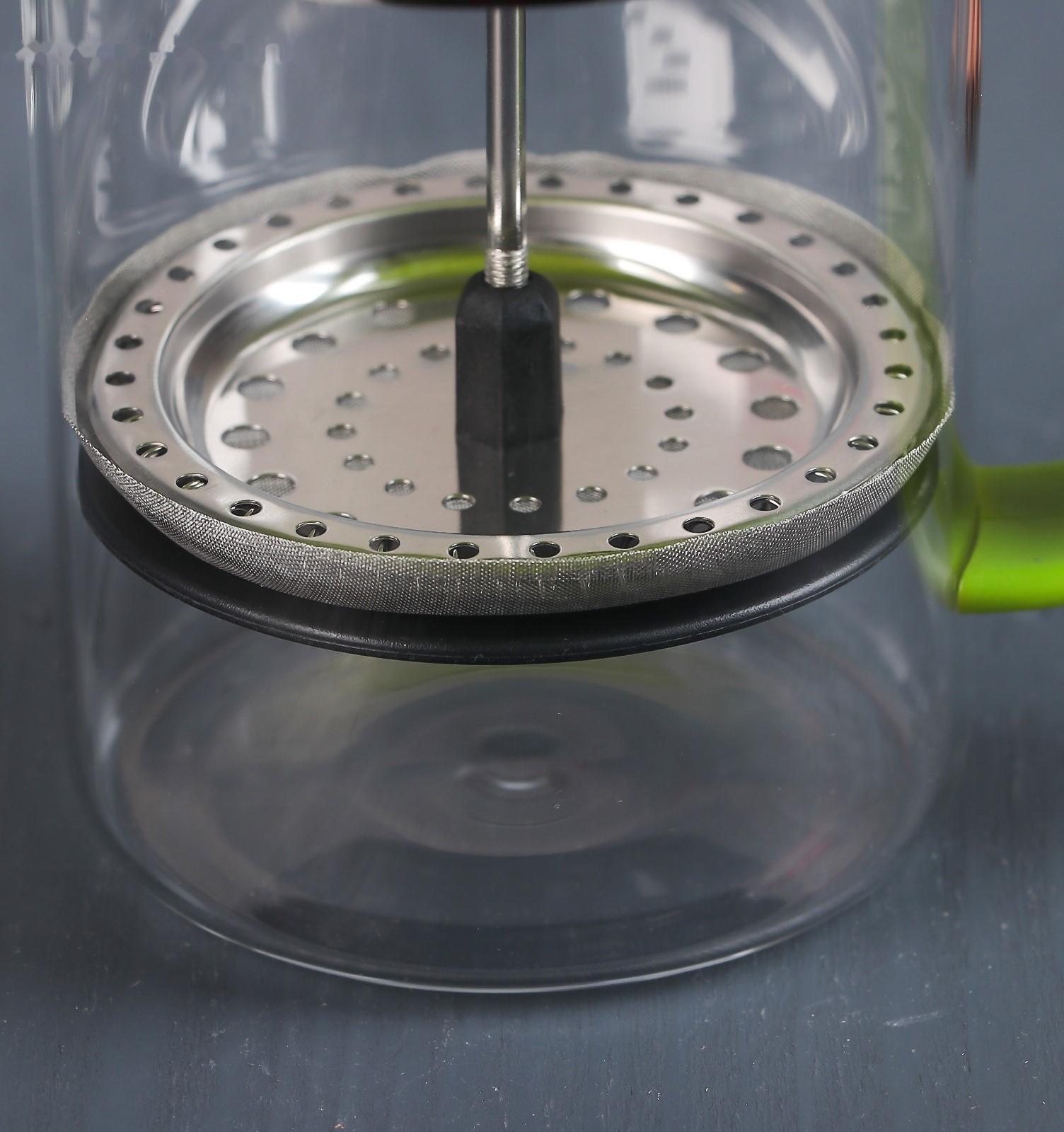 Френч-пресс Доляна «Гарсон», 800 мл, цвет зелёный