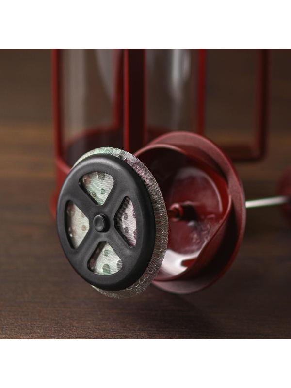 Френч-пресс Доляна «Классика», 350 мл, цвет коричневый