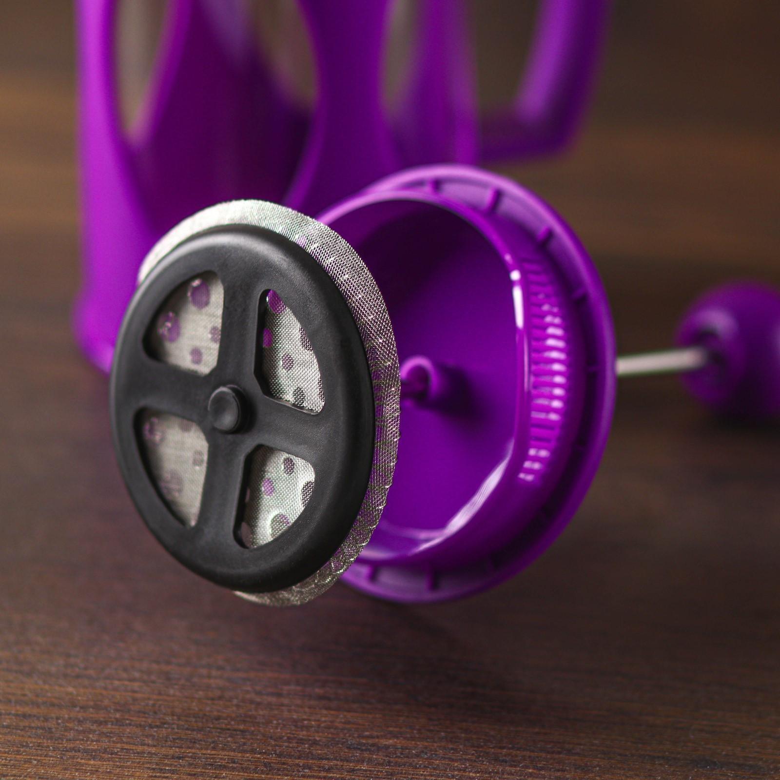 Френч-пресс Доляна «Оливер», 350 мл, цвет фиолетовый