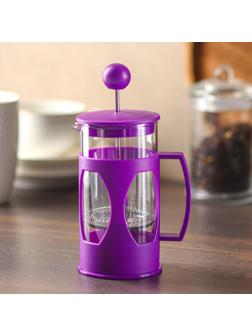 Френч-пресс Доляна «Оливер», 350 мл, цвет фиолетовый