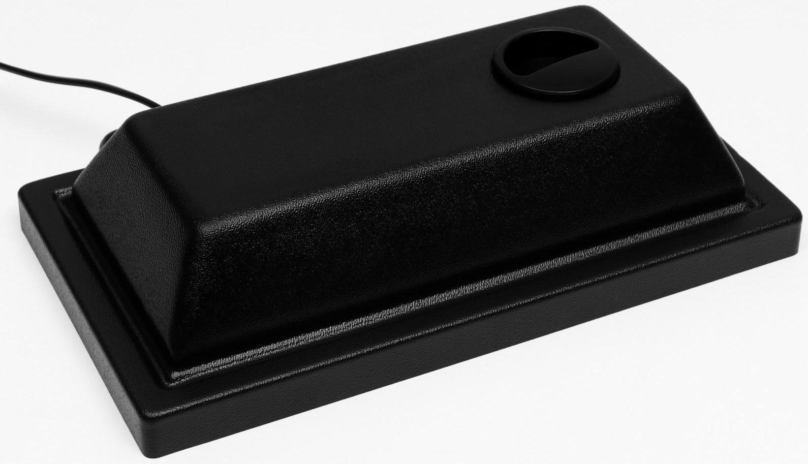 Аквариум прямоугольный Атолл с крышкой, 13 литров, 30 х 16 х 26/31 см, чёрный