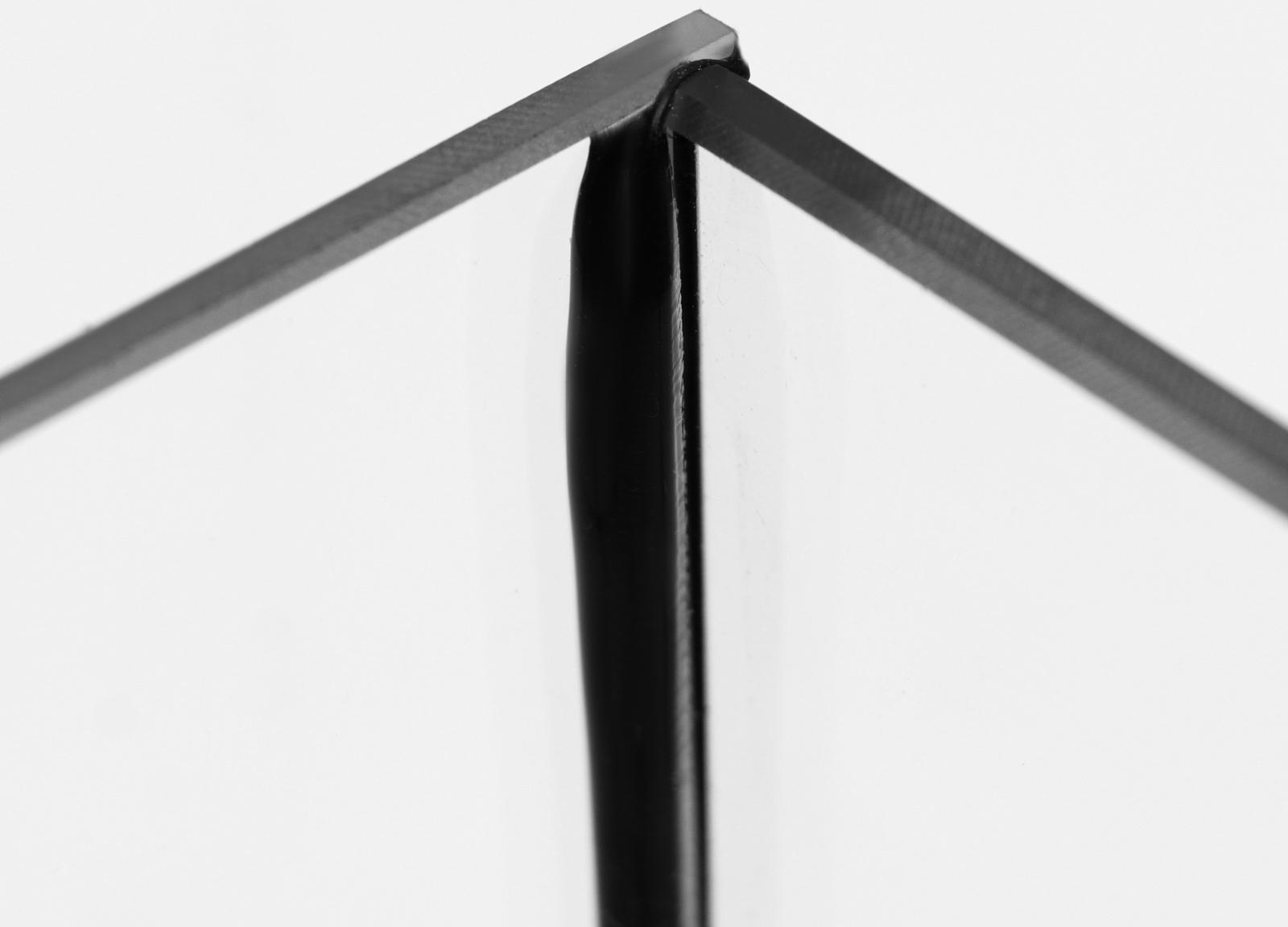 Аквариум прямоугольный Атолл с крышкой, 13 литров, 30 х 16 х 26/31 см, чёрный