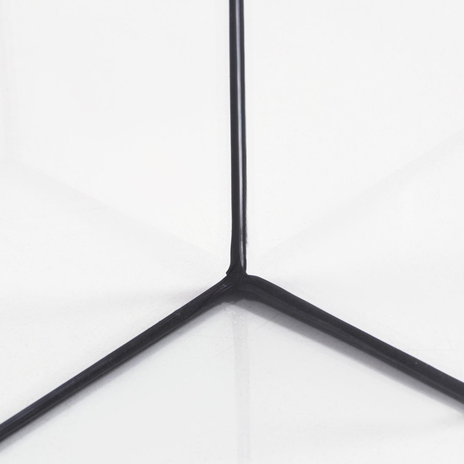 Аквариум панорамный с крышкой, 15 литров, 40 х 14,5 х 27/32 см, чёрный