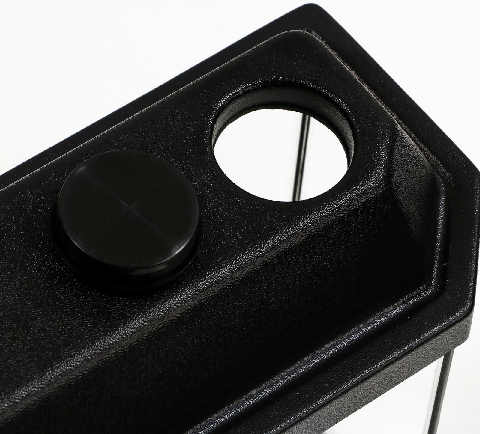 Аквариум панорамный с крышкой, 15 литров, 40 х 14,5 х 27/32 см, чёрный