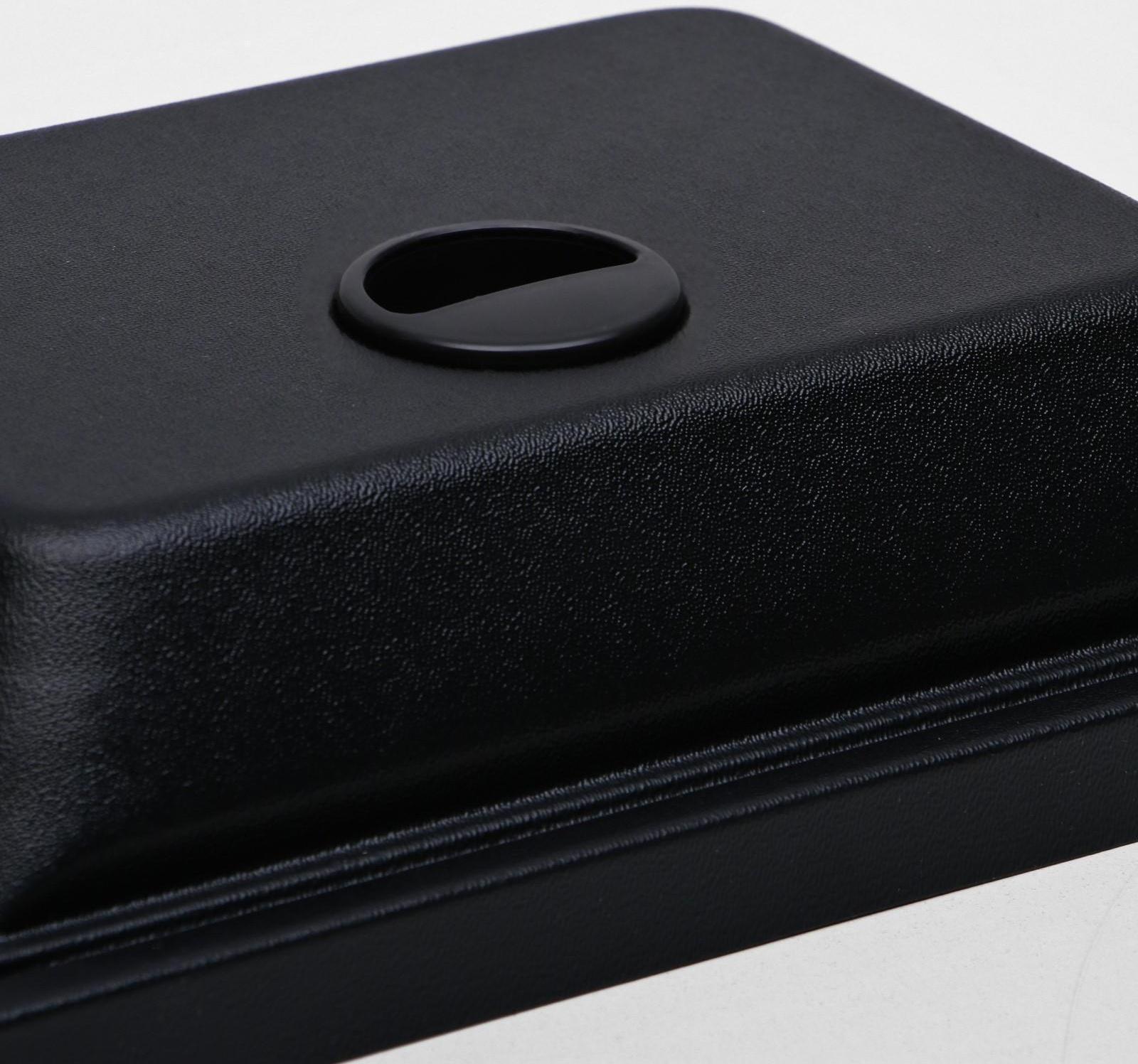 Аквариум колонна с крышкой, 30 литров, 30 х 23 х 43/48,5 см, чёрный