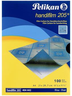 Бумага копировальная А4, 100 листов, синяя