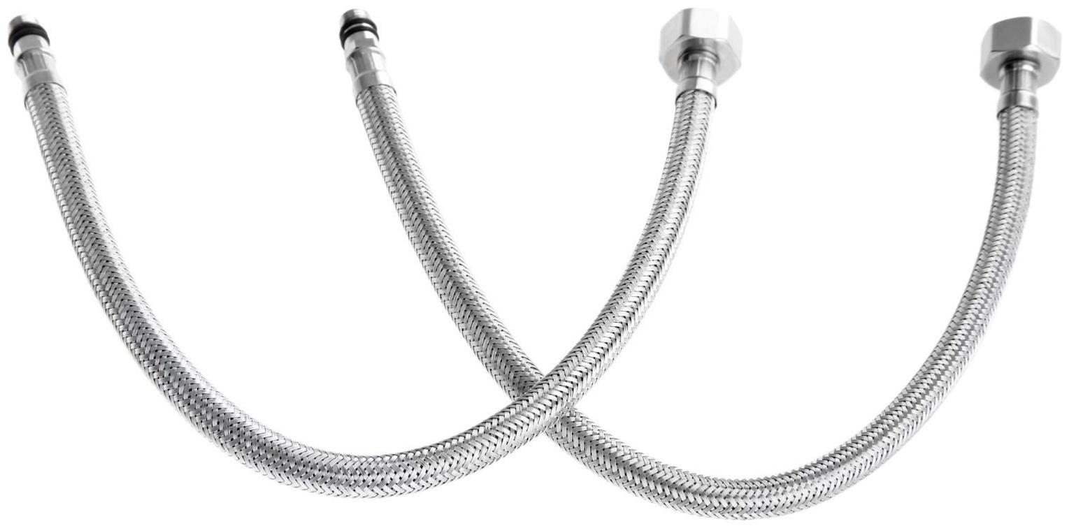 Смеситель для кухни Accoona A4676, двухрычажный, хром