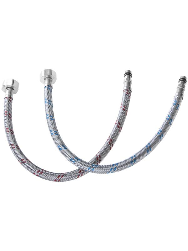 Смеситель для раковины Accoona A9072, двухрычажный, хром