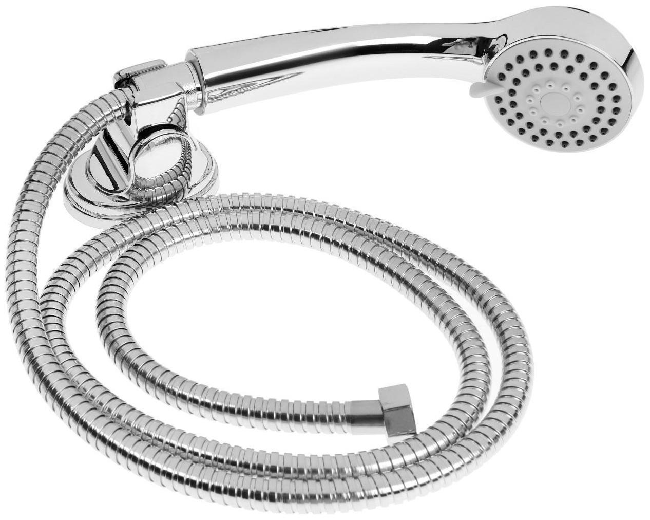 Cмеситель для ванны Accoona A7109, однорычажный, излив 300 мм, с душевым набором, хром