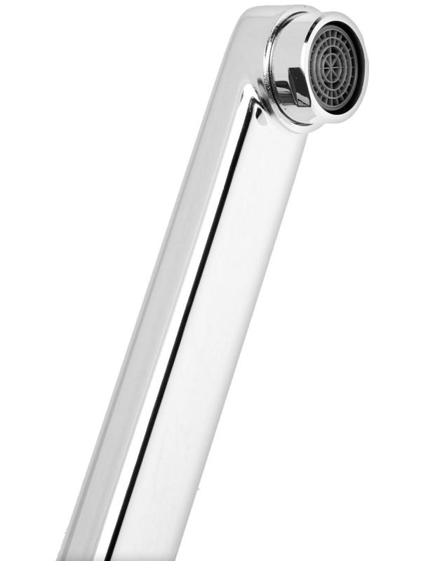 Cмеситель для ванны Accoona A7109, однорычажный, излив 300 мм, с душевым набором, хром